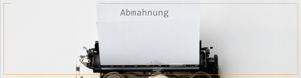Abmahnung